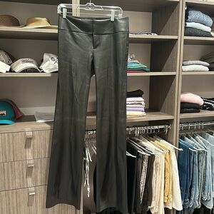 Alice and Olivia vegan leather pants. Size 6